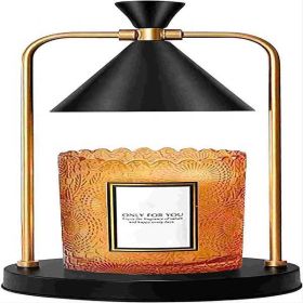 Candle Warmer Lamp with Timer, Dimmable Candle Lamp Warmer Electric Candle Warmer Compatible with Small and Large Scented Candles, Candle Melter for B