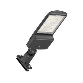 ZOHO 5TH GEN | LED Area Light | ADJ Wattage 200W/240W/300W | 51000 Lumens | 5000K | 120V-277V | Universal Bracket | Black Housing | IP65 | UL & DLC Li