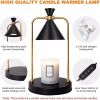 Candle Warmer Lamp with Timer, Dimmable Candle Lamp Warmer Electric Candle Warmer Compatible with Small and Large Scented Candles, Candle Melter for B