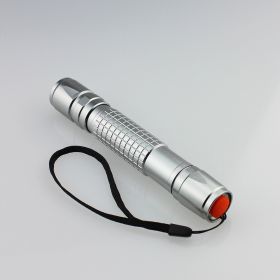 Two in one focusing flashlight (Color: silver)