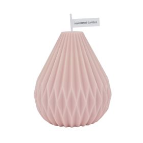 Nordic Style Geometric Lines Pear Shaped Aromatherapy Candles (Color: PURPLE)