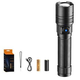 Telescopic Focusing Aluminum Alloy Rechargeable Flashlight (Option: L16N)