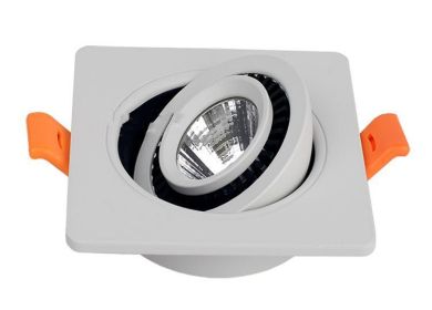 Embedded 360 Degree Dimmable LED Spotlights (Option: 7W Single head-Warm White)