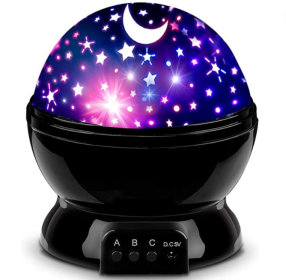 Dream Rotating Projection Lamp MOKOQI Star Projector Night Lights for Kids;  Birthday Gifts for 1-4-6-14 Year Old Girl Boy Kids Bedroom;  Glow in The (Color: Black)