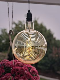 RetroEssenceâ„¢ Battery Operated LED Vintage Light | by Pacific Accents (Shape: Globe)