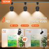 VEVOR LED Track Lighting Heads, 6.5W 3000K 470lm Warm White, Dimmable H Type Track Light Head, CRI85+ True Color Rendering Adjustable Tilt Angle Track