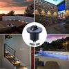 10pcs Warm White LED Deck Lights Set with Transformer & Wire