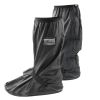 Black Waterproof Rain Boot; Shoe Cover With Reflector; High Top Clear Shoes Dust Covers For Motorcycle Bike